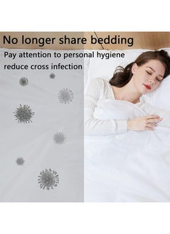 Arabest Travel Disposable Bedding Set,Disposable Bed Sheets,Travel Pillow and Blanket Set,Portable Disposable Sheets for Hotel,Disposable Quilt Cover,Bed Sheets Set Disposable for Travel  - Image 2