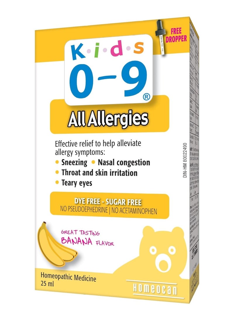 Kids 0-9 All Allergies Drops, 25 Ml - Image 1