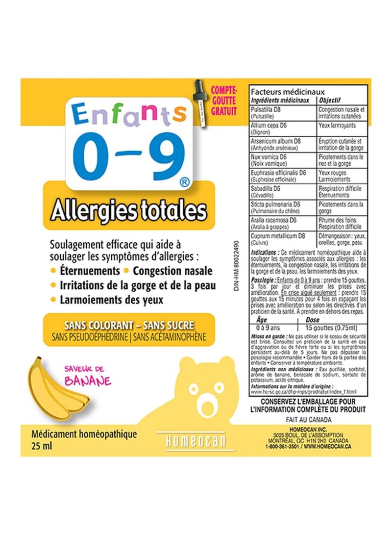 Kids 0-9 All Allergies Drops, 25 Ml - Image 3