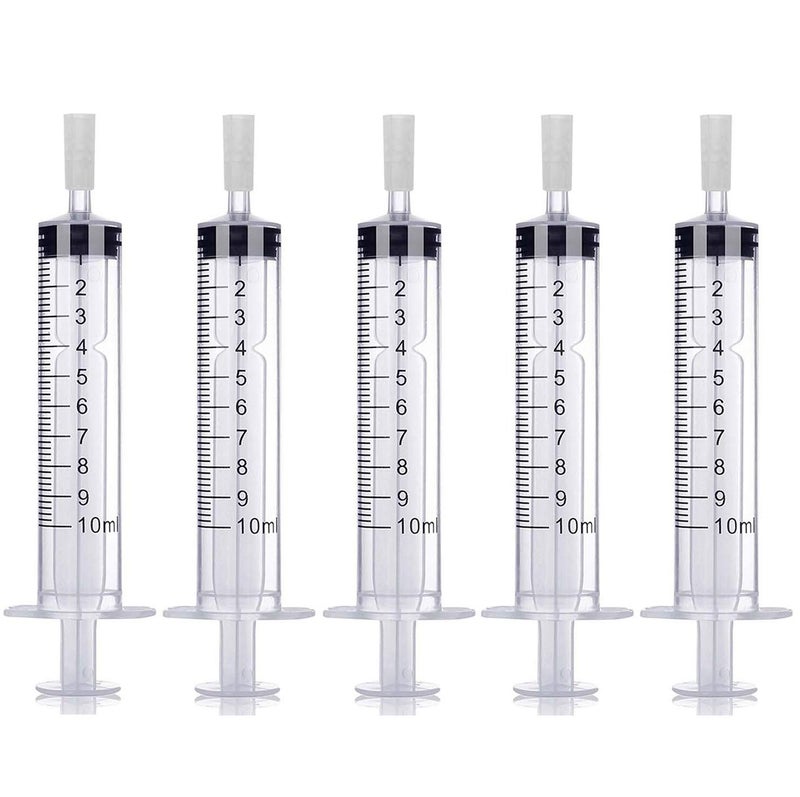 MUB 10ml Perfume Dispenser Pump Perfume Extraction Plastic Adapter Syringe Pump for Travel Refillable Perfume Atomizer Spray Bottle (5packs) - Image 1