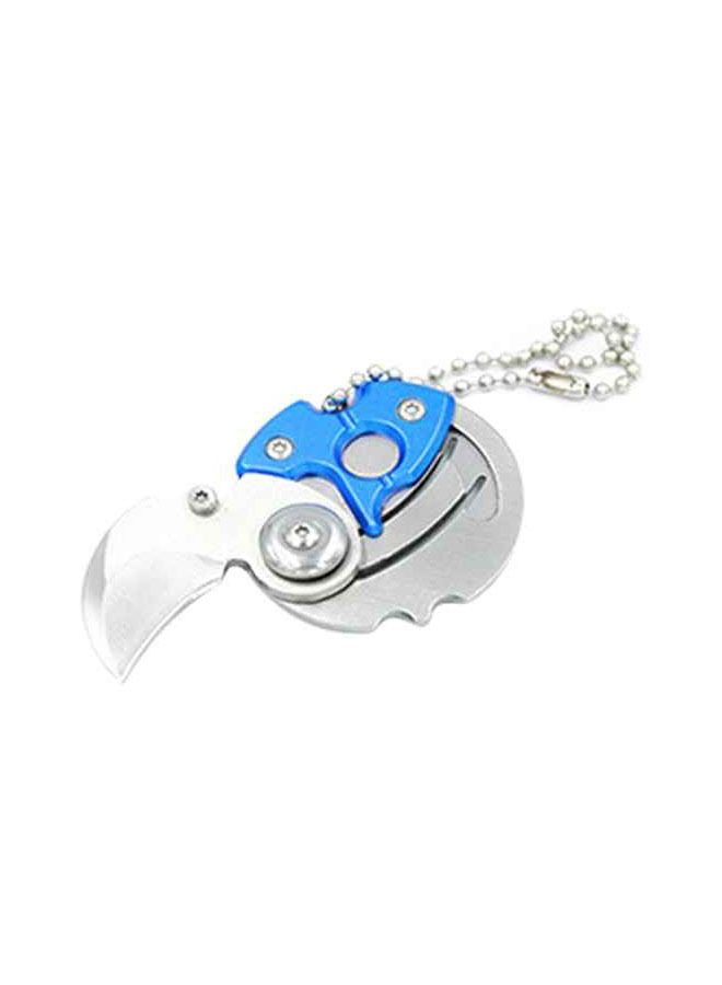 fashionhome Outdoor Camping Mini Portable Folding Blade Coin Knife Necklace Knife Pocket Knife - Image 5