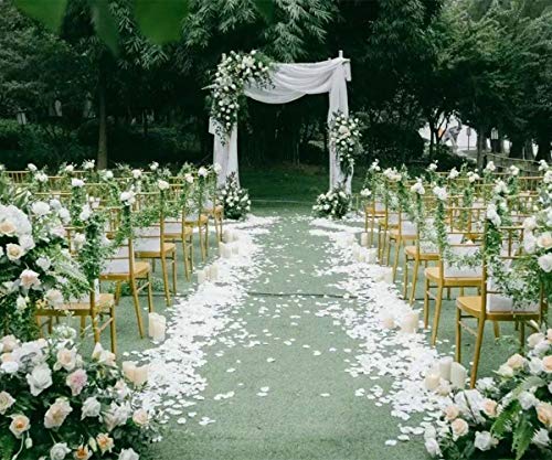 Bodosac 60 pcs Artificial Flower Rose Artificial Roses for DIY Bouquets Wedding Party Baby Shower Home Decor - Image 5