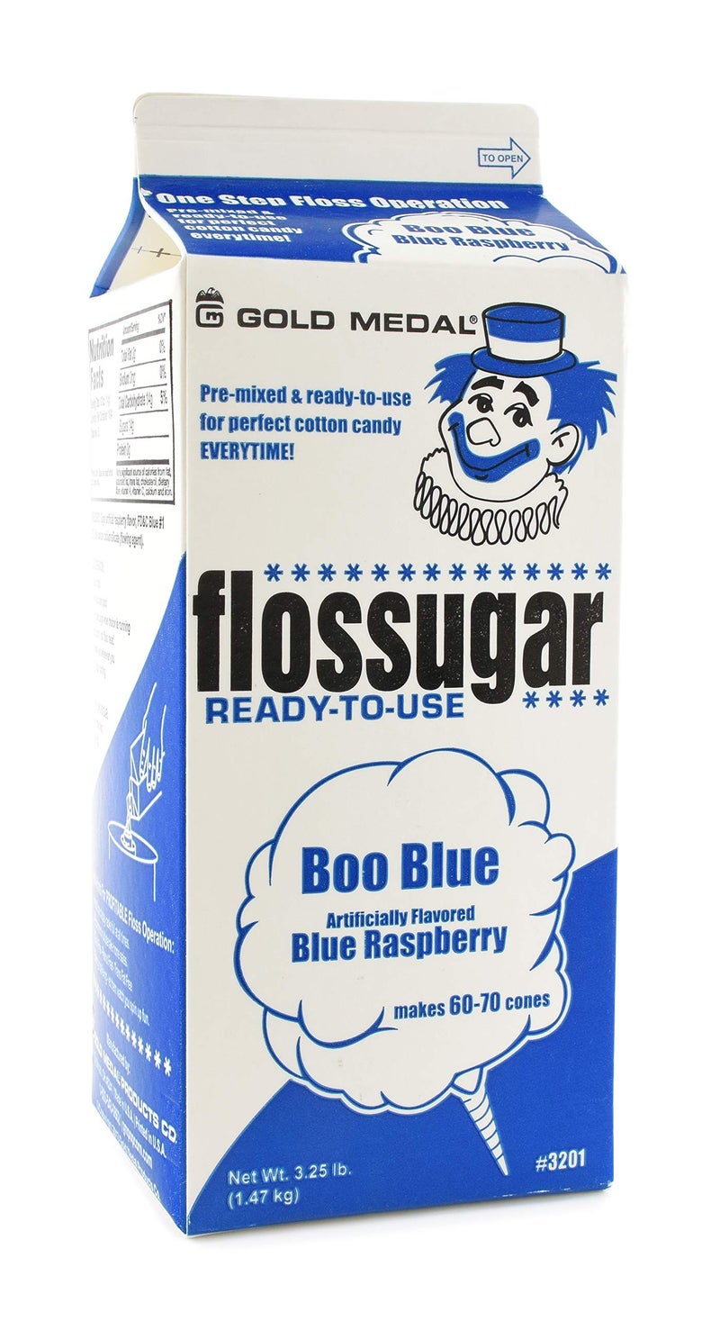 Gold Medal Variety Candy Flossugar (Blue Raspberry and Pink Vanilla) , 52 oz - 1/2 Gallon, 2 Pack - Image 2