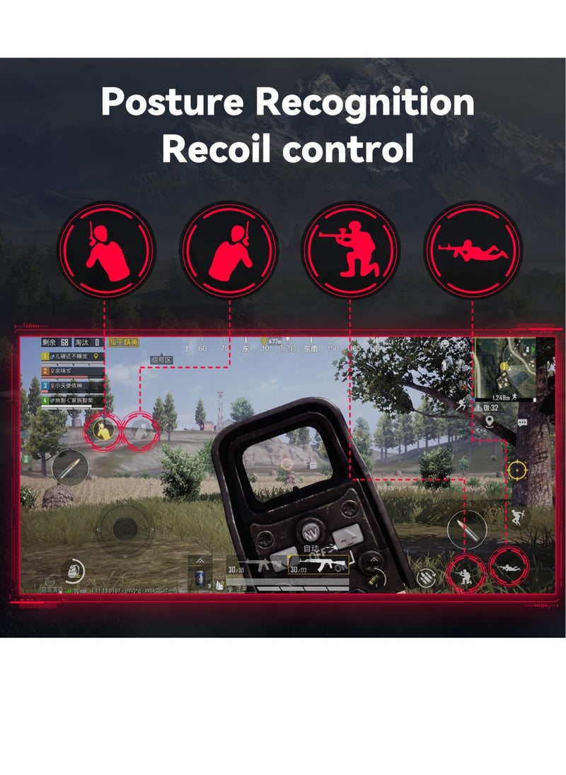 Excefore - Mouse and Gaming Keyboard Adapter for Android Phone/Tablet, Adapter Support Key Mapping, Recoil Control, Mouse sensitivity, Perfect for PU-BG, AP-EX, COD, DES-TINY2 Games - Image 1