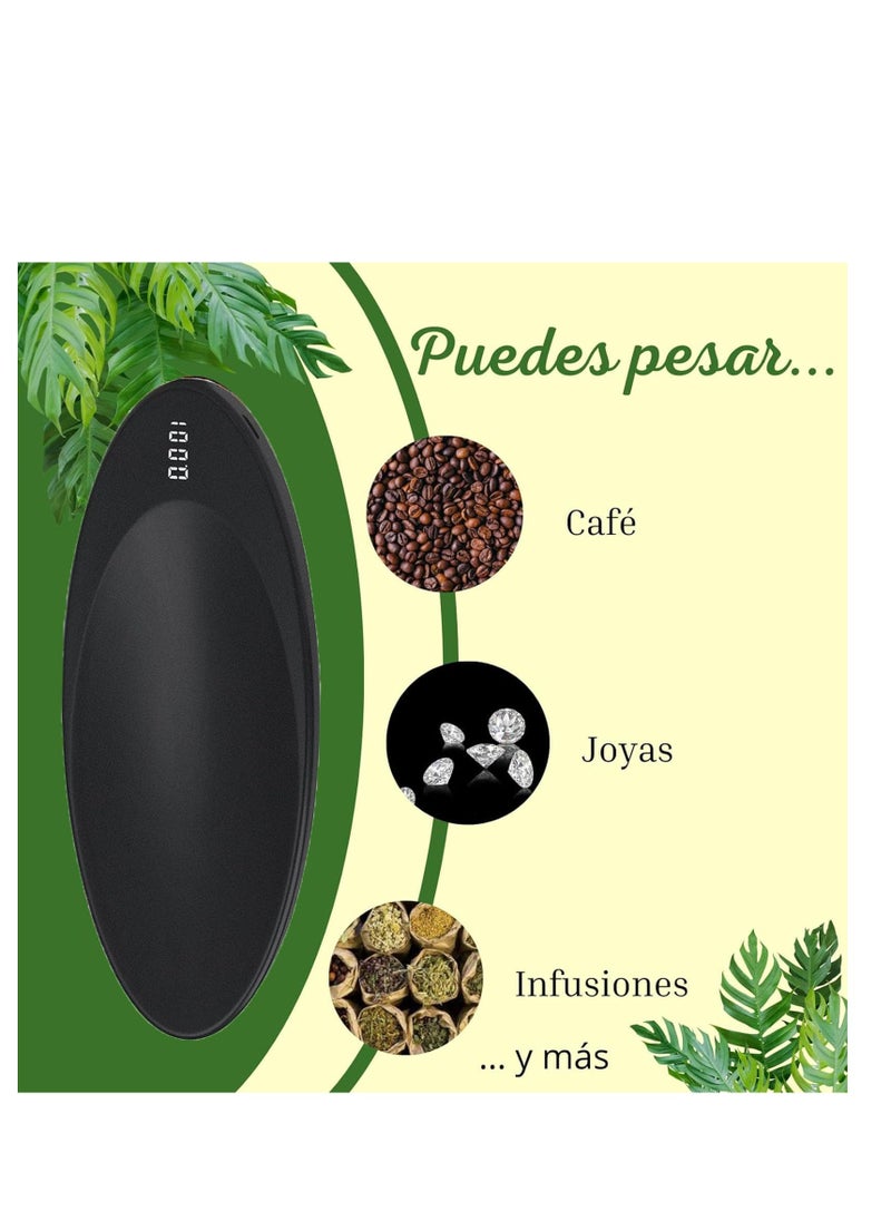 Generic - Gram Scale Digital Pocket Scale, Mini High Precision Gold Scale Digital Weight Grams, Leaves Scale Electronic Tea Weighing Scale Coffee Scale, Jewelry Scale, Small Food Scale Mini Gram Scale - Image 1