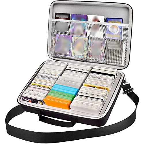 ALKOO Trading Card Case 2000 Card Deck Box for MTG Commander for YuGiOh for Magic The Gathering for Cards Against Humanity 2025 2024 Football Baseball Sports Collectible Cards Holder Grey - Image 1