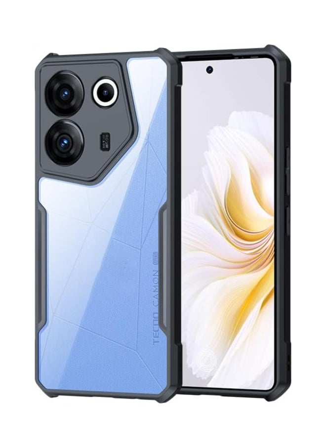 General Cover Cases for Tecno Camon 20 Pro 4G Phone Case(6.67 inches),Black Soft TPU Protection Cover Case  - Image 1