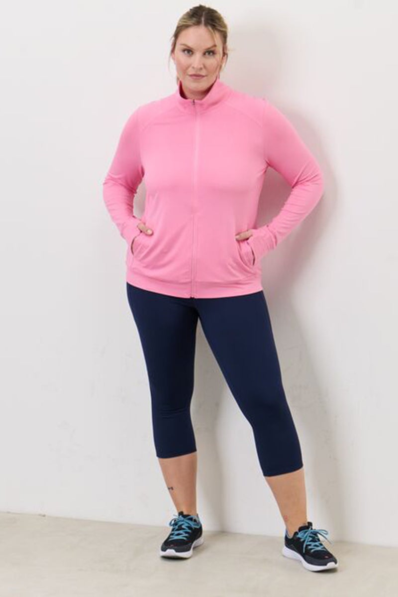 Tchibo Women Sportswear Fit  Long Sleeve Training Jacket, Pink  - Image 1