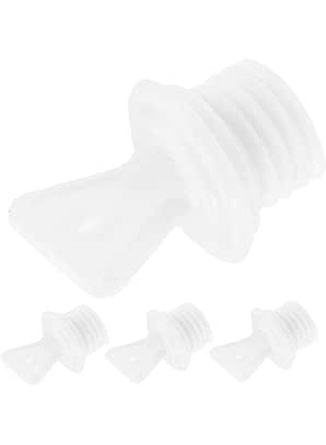 4pcs Leakproof Hot Water Bottle Caps and Stoppers Set 2 1cm Inner Diameter Plastic Replacement Lids - Image 1
