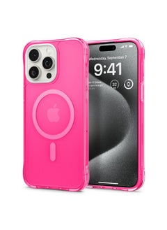 CYRILL CYRILL Spigen Ultrasheer Mag Compatible With iPhone 15 Pro (2023) Back Cover [Tpu,Pc|Hot Pink]  - Image 1