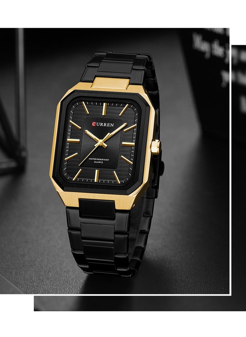 CURREN CURREN-8457 Original Brand Stainless Steel Band Wrist Watch For Men With Brand Box  - Image 4
