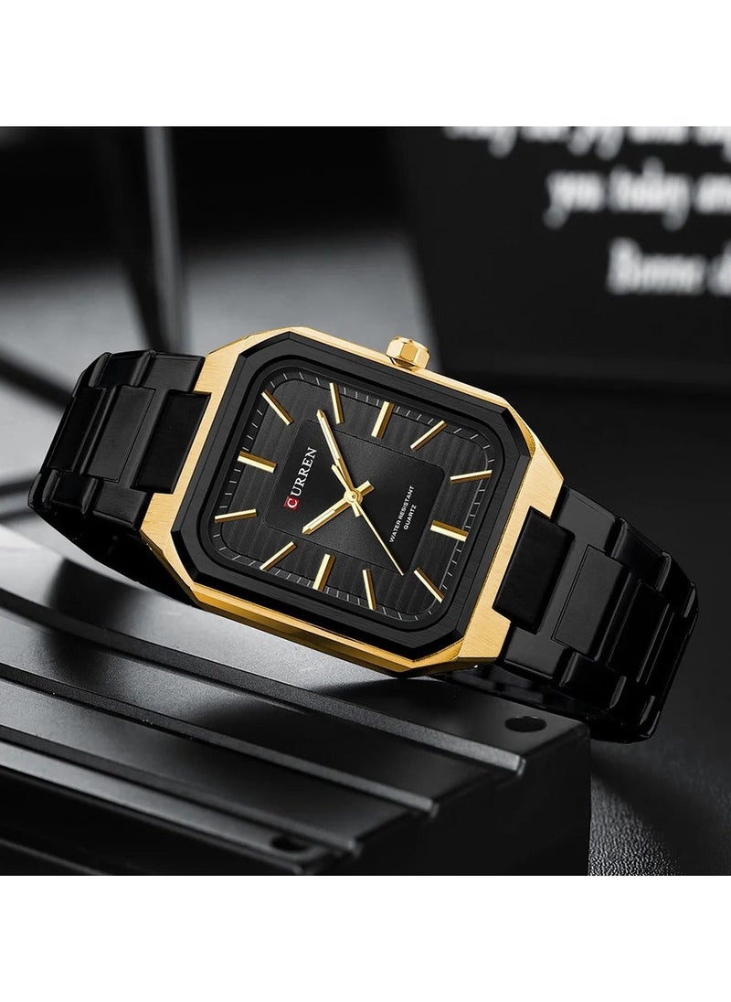 CURREN CURREN-8457 Original Brand Stainless Steel Band Wrist Watch For Men With Brand Box  - Image 5
