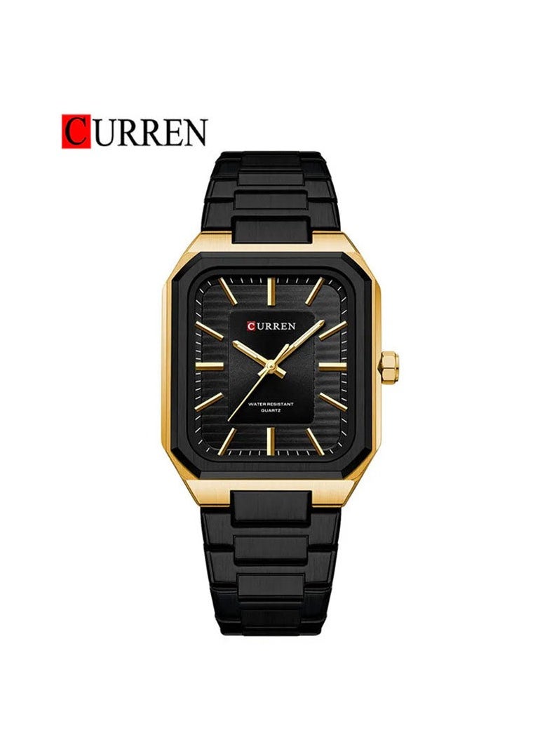 CURREN CURREN-8457 Original Brand Stainless Steel Band Wrist Watch For Men With Brand Box  - Image 1