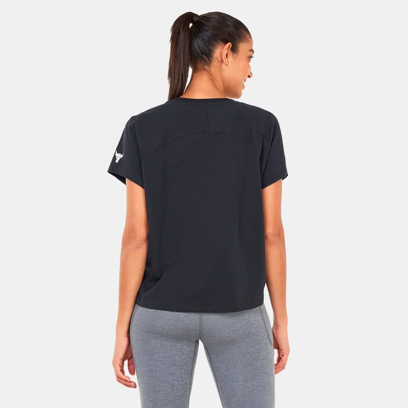 اندر ارمر تيشيرت بروجكت روك فينتج ايرون للنساء