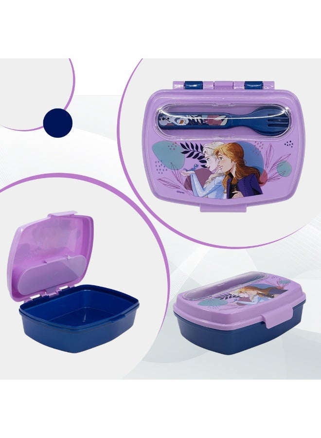 Stor Minnie Funny Lunch Box for Kids with Cutlery – 30oz Capacity BPA-Free Reusable Lunch Container with Spoon & Fork, Secure Snap Lid, Lightweight Durable Food Storage Box for School, Travel & Everyday Use - Image 3