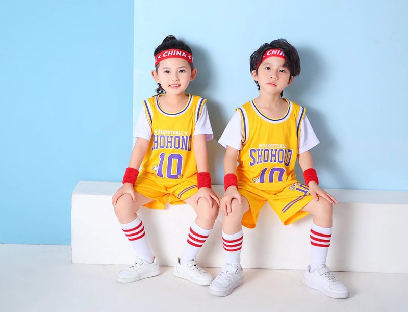 New Children'S Basketball Suit Costume Boys' Toddler Primary School Students Children'S Clothing Ball Suit Women'S Sports Jersey Printed Boys - Image 5