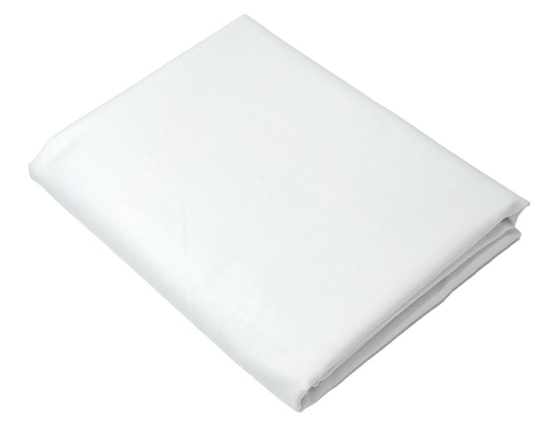 MAMRAJ Men's Premium Unstitched Cotton Blend Fabric for Shirt,Kurta Pyjama Fabric By Meters ( Ethnic, Formal, Casual, summer wear.) (5 m, White) - Image 1
