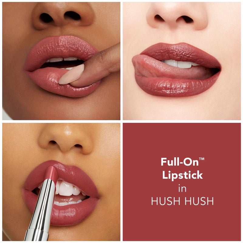 BUXOM Full-On Plumping Satin Lipstick, Hush Hush - Image 3