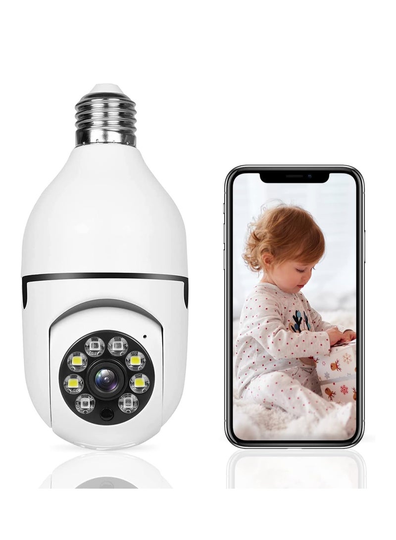 Wireless Security Camera Indoor, 360° Panoramic Camera, Full HD 1080P Home Camera, 5GHz WiFi Camera, Dome Surveillance Cameras for Home, Baby, Pet Monitor - Image 1