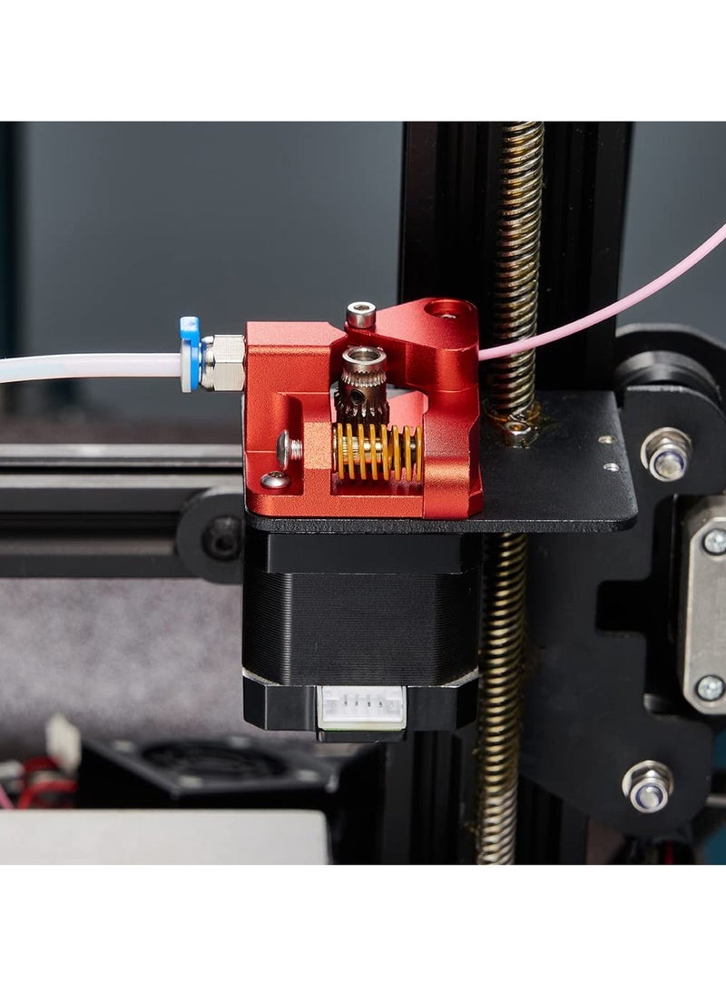 SYOSI Dual Gear Extruder Upgrade, Double Gear MK8 Metal Dual Drive Feed, 1.75mm for Creality Ender 3/Pro, Ender 3 V2, Ender 5/Pro, CR10/CR10S, CR10-Pro Series 3D Printers - Image 3