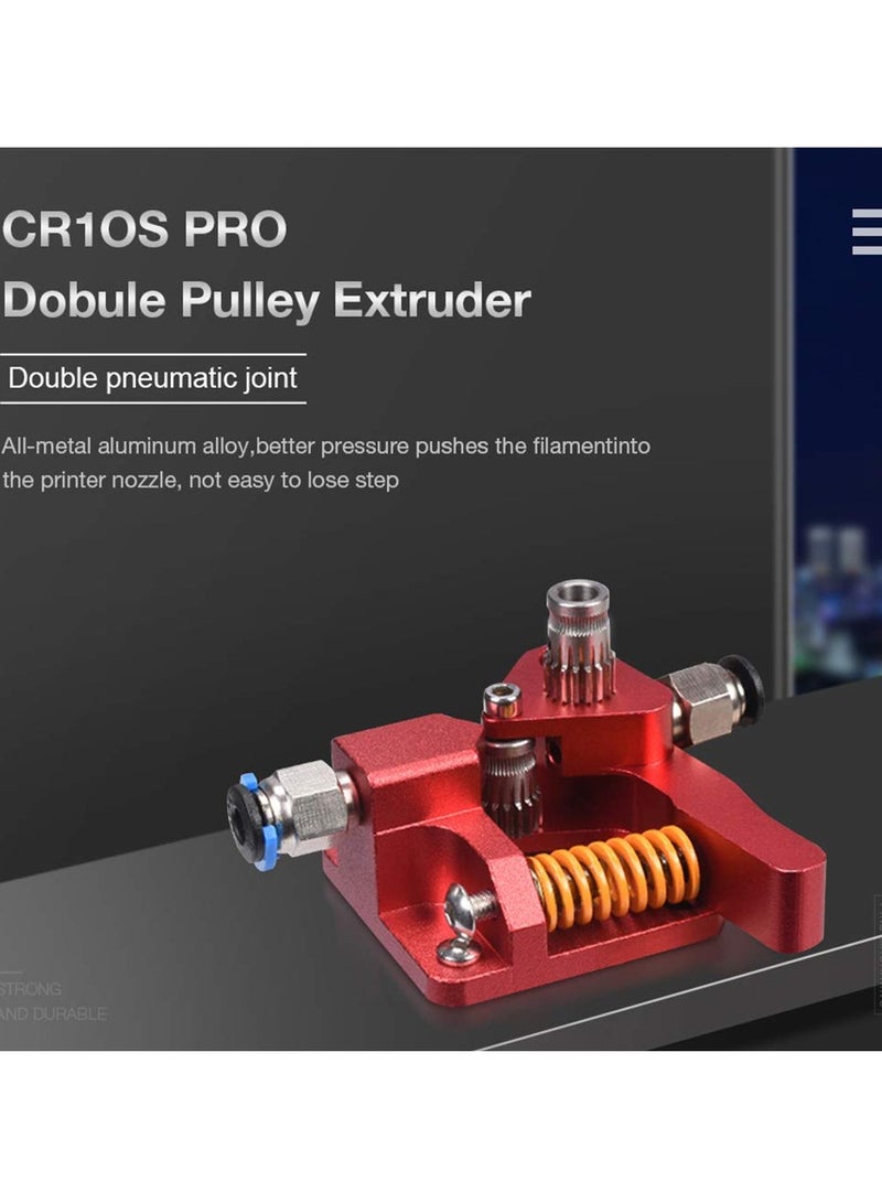 SYOSI Dual Gear Extruder Upgrade, Double Gear MK8 Metal Dual Drive Feed, 1.75mm for Creality Ender 3/Pro, Ender 3 V2, Ender 5/Pro, CR10/CR10S, CR10-Pro Series 3D Printers - Image 5