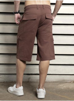 HIGH STAR Men Brown Shorts  - Image 4
