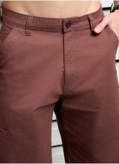 HIGH STAR Men Brown Shorts  - Image 5