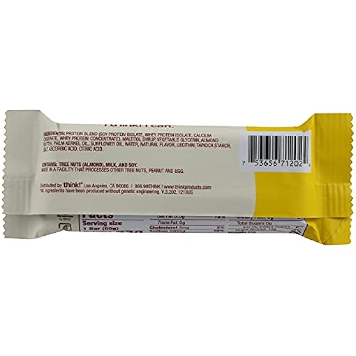 think! Think Thin Bar Lemon Delight, 2.1 Oz - Image 4