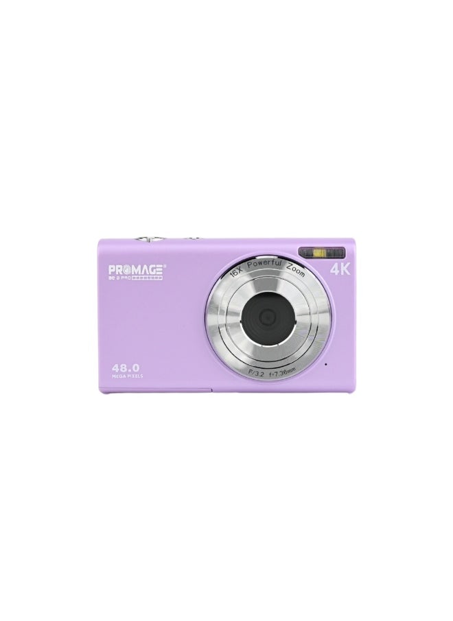 PROMAGE PROMAGE PC105 Digital Camera 48MP – Purple, 1080p Video, 2.4″ LCD Screen, 16X Digital Zoom, USB Rechargeable  - Image 1