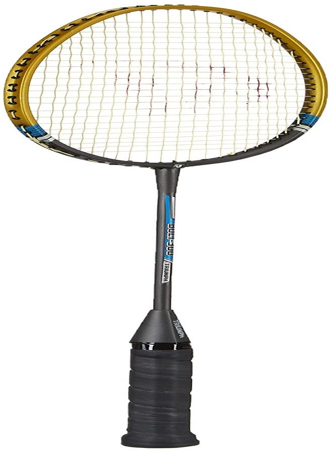 Triumph Bolt Graphite Composite Light Weight Strung Badminton Racket with Star-6R Double Compartment Badminton Bag Black - Image 2