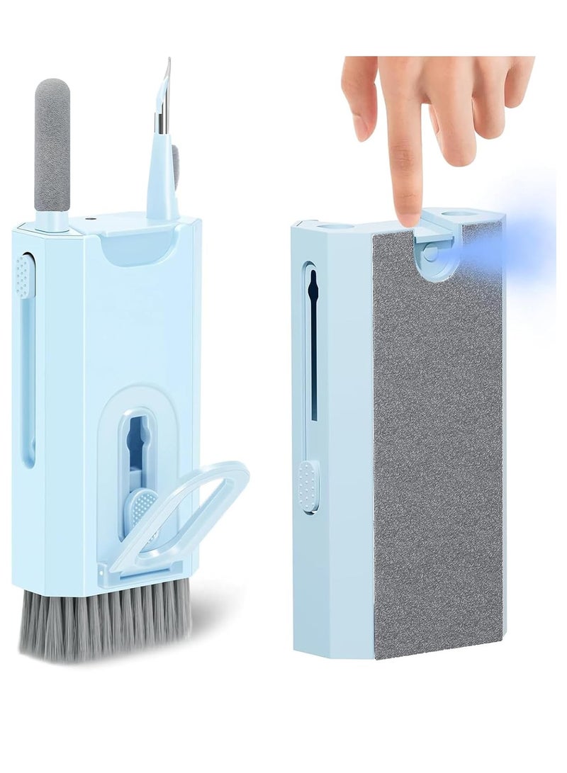 8 in 1 Multifunctional Electronic Cleaner kit - Keyboard Cleaning Kit, Laptop Cleaner with Brush, Electronic Cleaning Tool for Airpods pro/Laptop/Phone/Computer/Screen,Blue  - Image 1