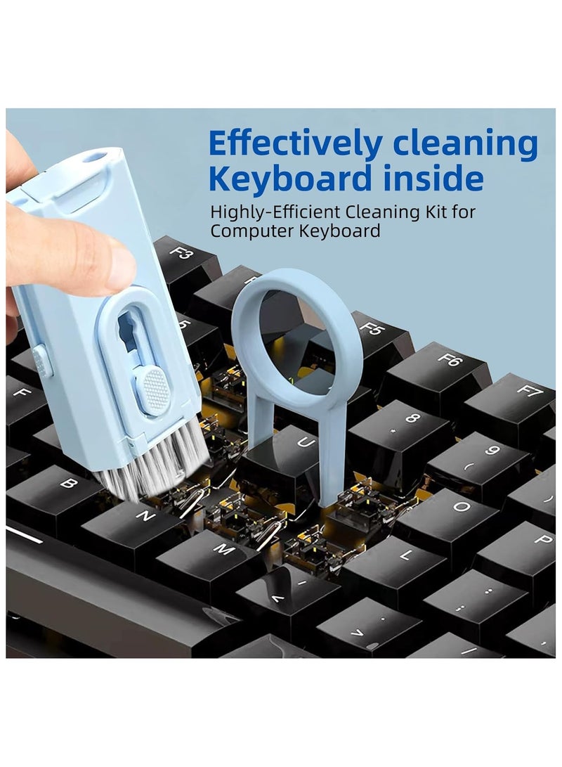 8 in 1 Multifunctional Electronic Cleaner kit - Keyboard Cleaning Kit, Laptop Cleaner with Brush, Electronic Cleaning Tool for Airpods pro/Laptop/Phone/Computer/Screen,Blue  - Image 3