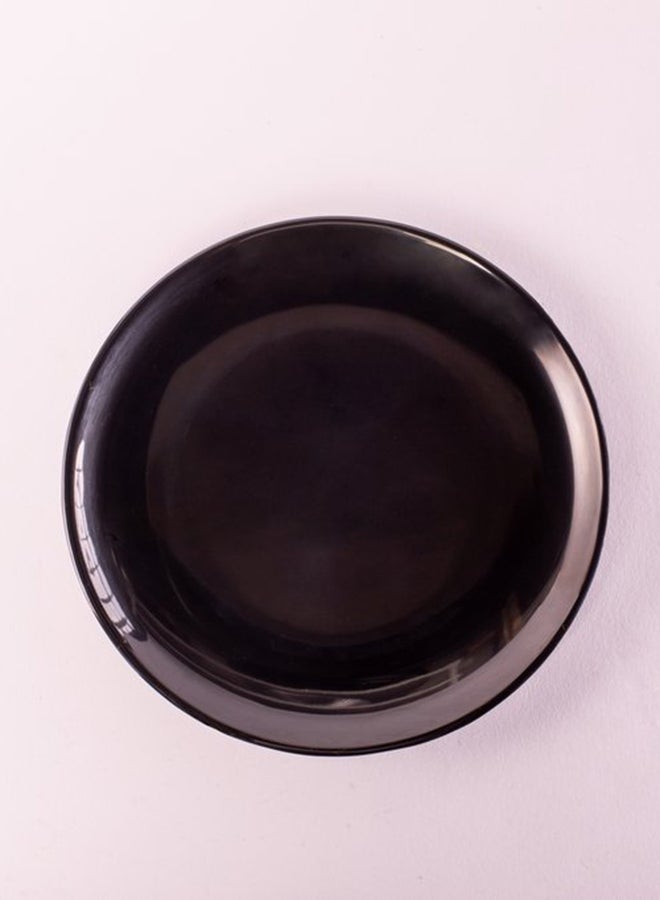 Bright Designs Melamine Ramadan Side Plate
Set Of 6 (D 22Cm) Black - Image 1