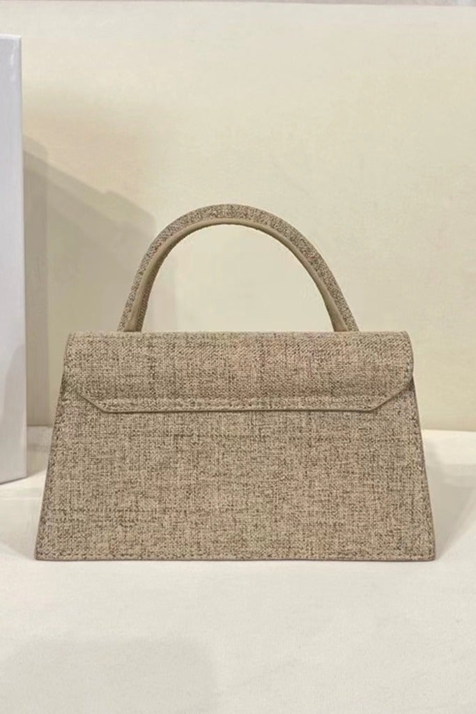 JACQUEMUS Le Chiquito Long Handbag Tote Bag Leather Flap Long With Crossbody Strap - Image 2