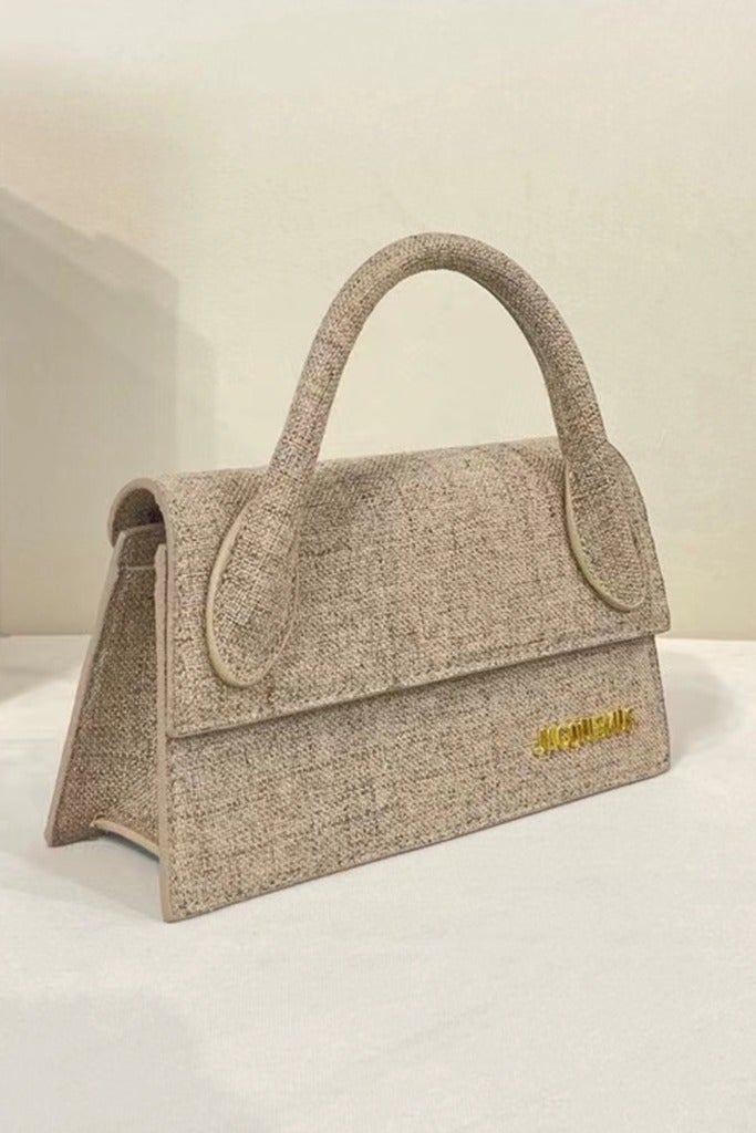 JACQUEMUS Le Chiquito Long Handbag Tote Bag Leather Flap Long With Crossbody Strap - Image 3