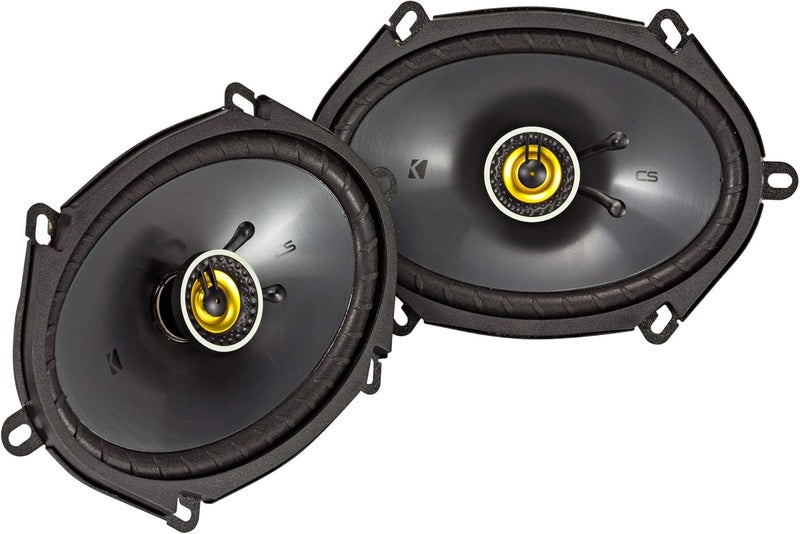 Kicker CS Series CSC68 6 x 8 Inch Car Audio System Speaker, Black (2 Pack) - Image 1