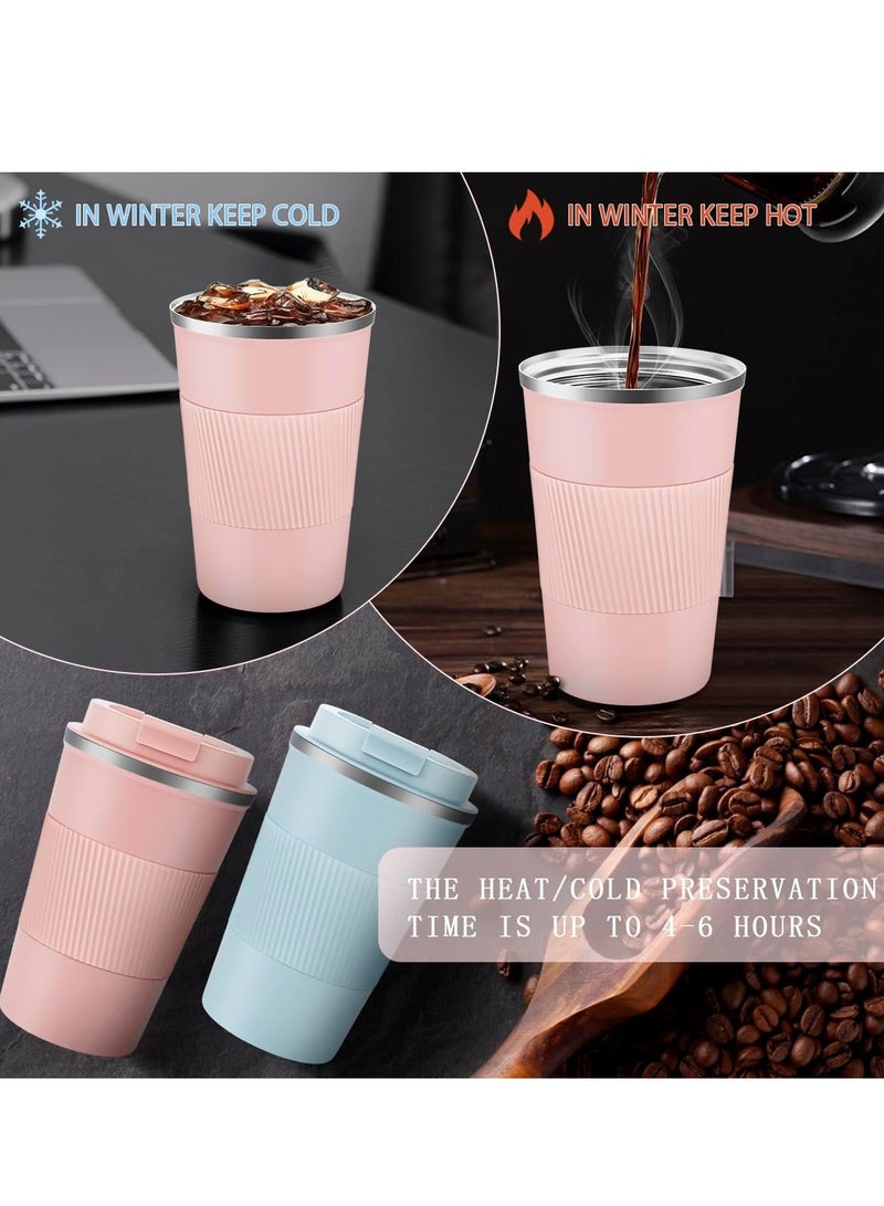 Travel Mug Water Coffee Cup Tumbler Great for Ice Drinks and Hot Beverage - Image 3