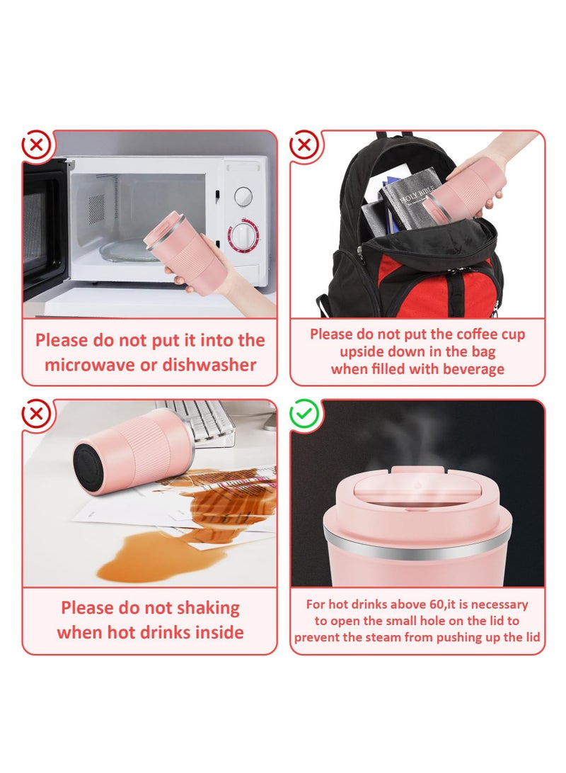 Travel Mug Water Coffee Cup Tumbler Great for Ice Drinks and Hot Beverage - Image 5