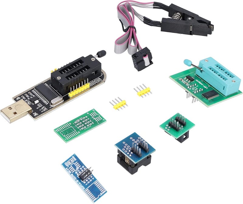 TOPINCN SOIC SOP Flash Chip Test Clamp/Holder Set Programmer Mainboard Accessory for 242593 Chips, Suitable for Color TV, DVD, Router, Set-top Box - Image 2