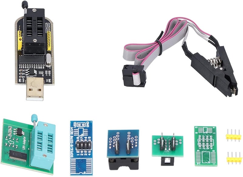 TOPINCN SOIC SOP Flash Chip Test Clamp/Holder Set Programmer Mainboard Accessory for 242593 Chips, Suitable for Color TV, DVD, Router, Set-top Box - Image 5