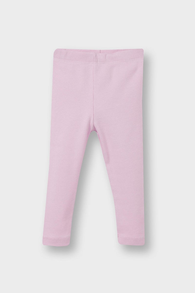 DeFacto Purple Baby Girl Regular Fit Trousers Casual - Image 3