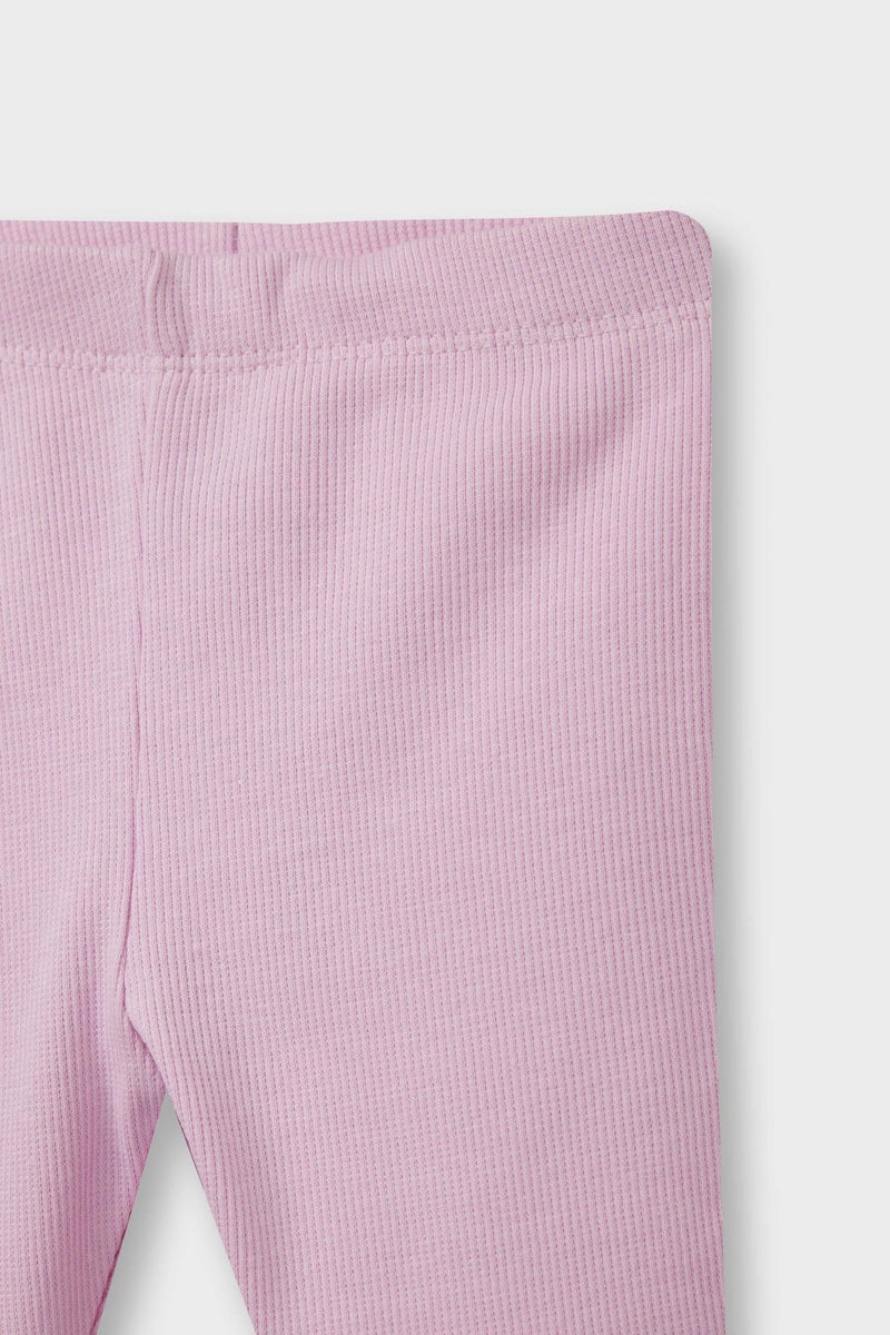 DeFacto Purple Baby Girl Regular Fit Trousers Casual - Image 4