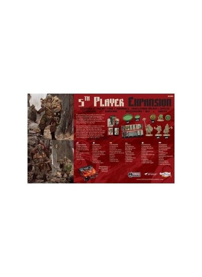 CMON - Blood Rage 5Th Player Board Game Expansion | Strategy Game | Viking Battle Game | Tabletop Miniatures Game For Adults And Teens | Ages 14+ | 2-4 Players | Average Playtime 60-90 Minutes | Made - Image 1