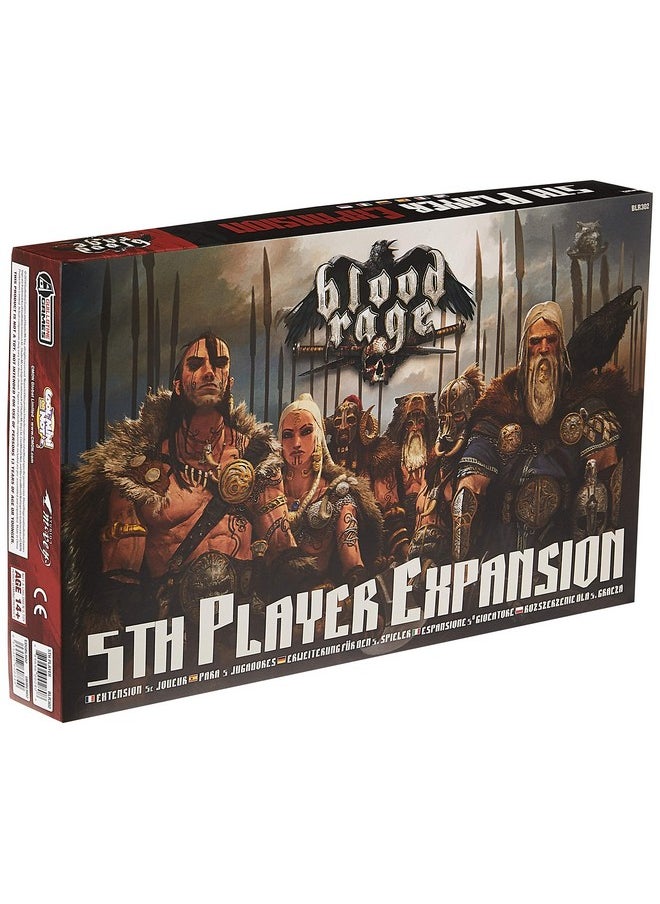 CMON - Blood Rage 5Th Player Board Game Expansion | Strategy Game | Viking Battle Game | Tabletop Miniatures Game For Adults And Teens | Ages 14+ | 2-4 Players | Average Playtime 60-90 Minutes | Made - Image 1