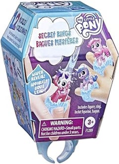 my little Pony My Little Pony Secret Rings Blind Bag Series 1 - Collectible Toy with Water-Reveal Surprise and Wearable Ring Accessory, 1.5-Inch Figure 