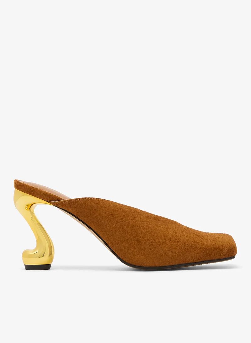 Hannah Faux Suede Heels
