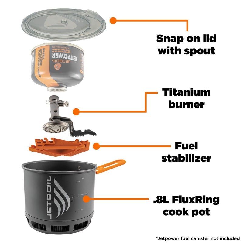 Jetboil Stash Ultralight Camping and Backpacking Stove Cooking System - Image 3