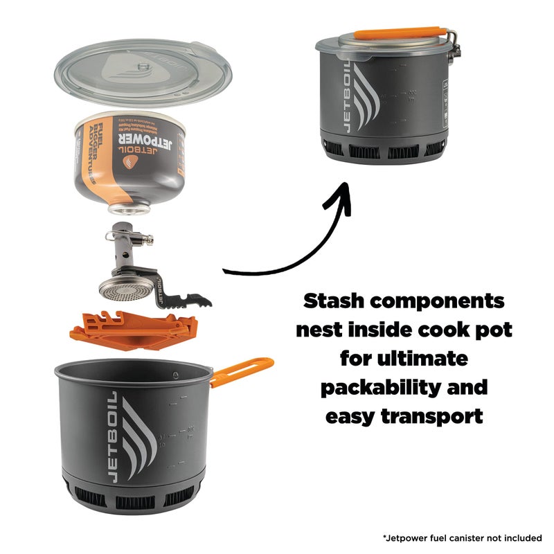 Jetboil Stash Ultralight Camping and Backpacking Stove Cooking System - Image 2