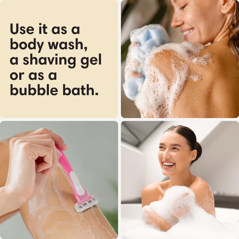 ShiKai Daily Moisturizing Shower Gel (Coconut, 12oz, Pack of 2) | Gentle Formula | Aloe Vera & Oatmeal for Soft, Healthy Skin | Dry Skin Relief - Image 5