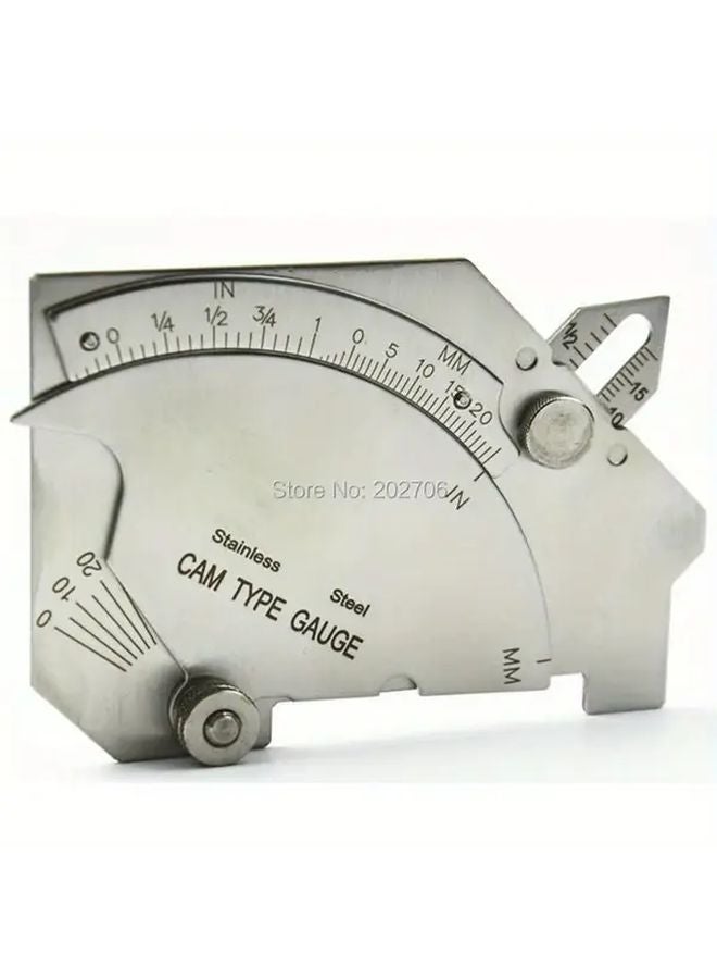 MG 8 Bridge Cam Welding Gauge Stainless Steel Slivery Precision Caliper 0 1mm Accuracy - Image 4